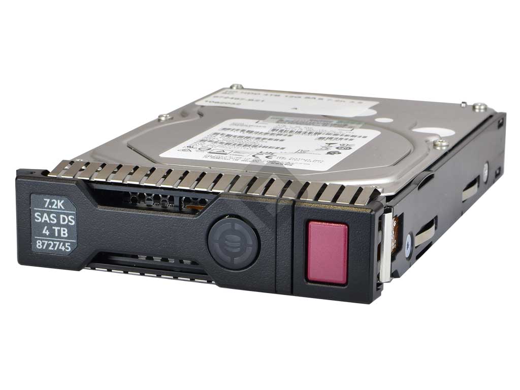 HPE HDD 4TB 12G SAS 7.2K 3.5 SC, 872487-B21, 872745-001
