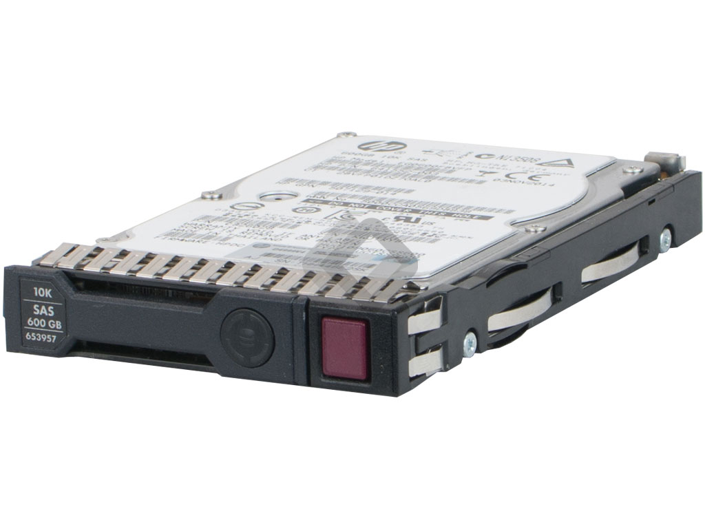 HPE HDD 600GB 6G SAS 10K 2.5 DP SC, 652583-B21, 653957-001
