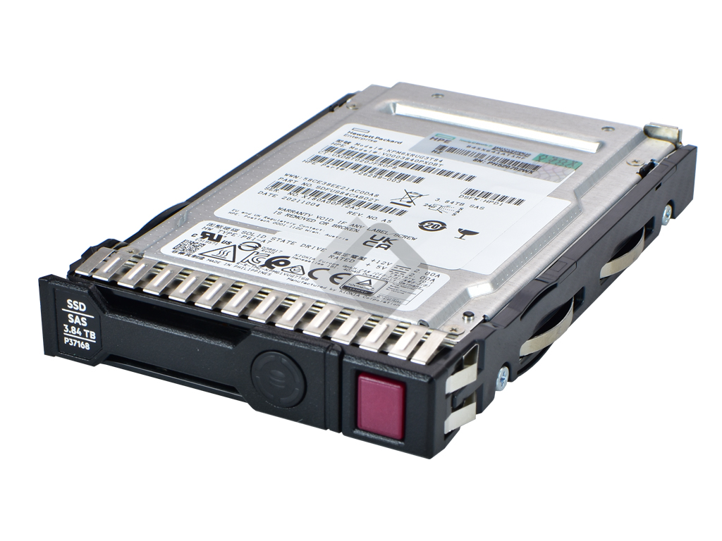 HPE SSD 3.84 TB 24G SAS 2.5 RI PM6 SC, P26306-B21 P37168-001