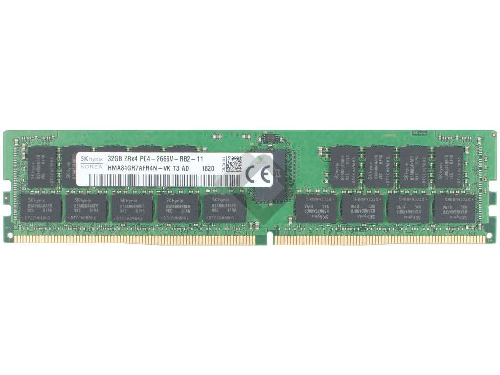 DELL RAM 32GB DDR4 2Rx4 PC4-2666V-R Dimm ECC REG, TN78Y