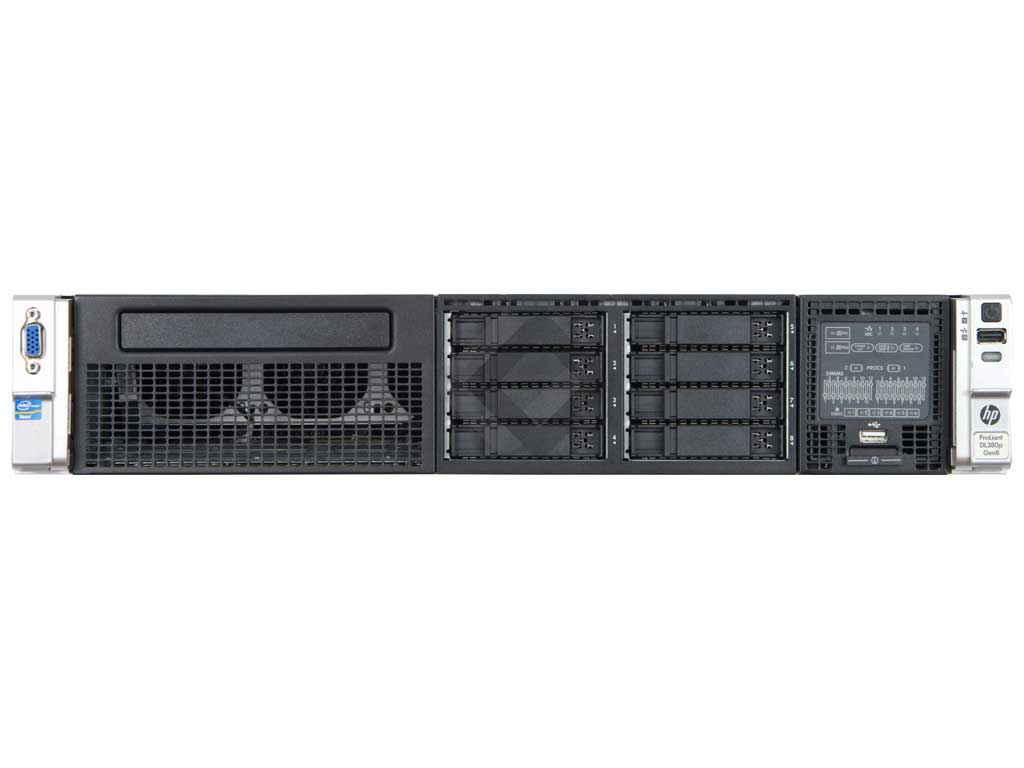 HPE ProLiant DL380p Gen8 8SFF Server, 653200-B21 - CTO