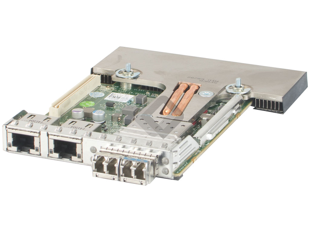 DELL NIC Dual Port 1GbE Dual Port 10GbE Broadcom 57800S Daughter Card / SFP+ PCI-E, 0165T0