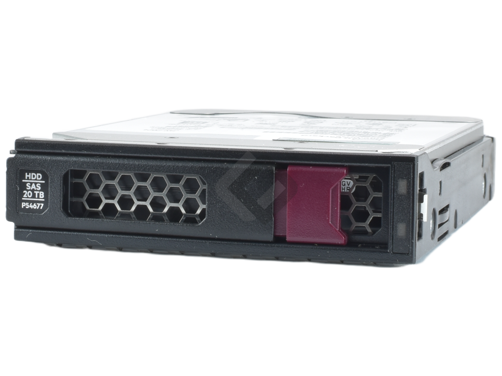 HPE HDD 20TB 12G SAS 7.2K 3.5 Helium 512e ISE MV BC, P53553-B21 P54677-001
