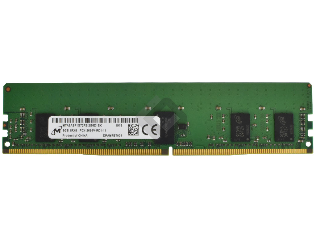 DELL RAM 8GB DDR4 1Rx8 PC4-2666V-R Dimm ECC REG, 01VRGY