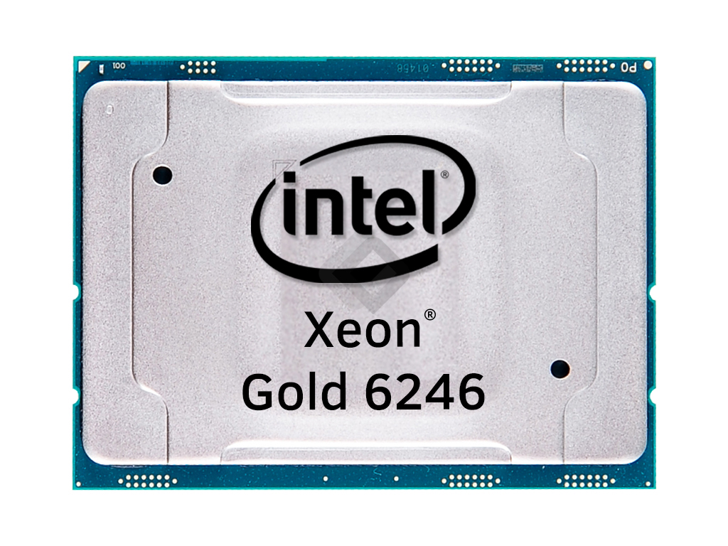 INTEL CPU Xeon Gold 6246 12-Core 3.3GHz-24.75MB, SRFPJ