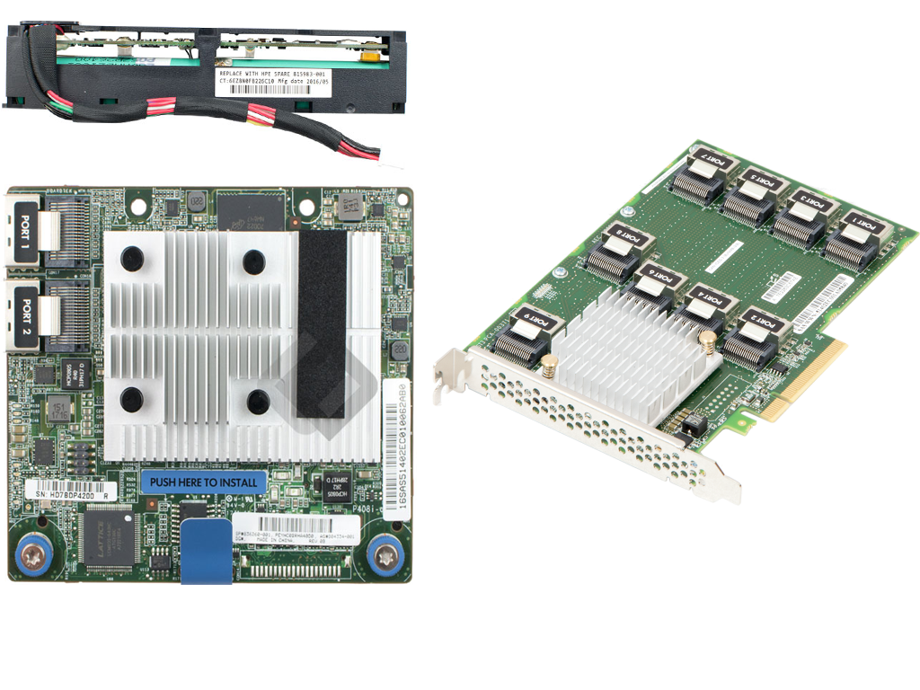 HPE Smart Array P408i-a SR /2GB 12Gb 2-ports Int SAS Controller  | inkl. SAS Expander +  Batterie