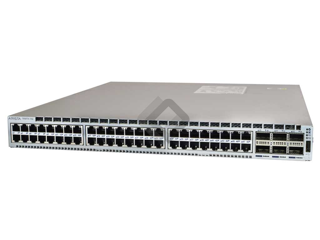 ARISTA 7050TX-72Q 48x10GbE 6x 40GbE QSFP+ 2P NRK, DCS-7050TX-72Q