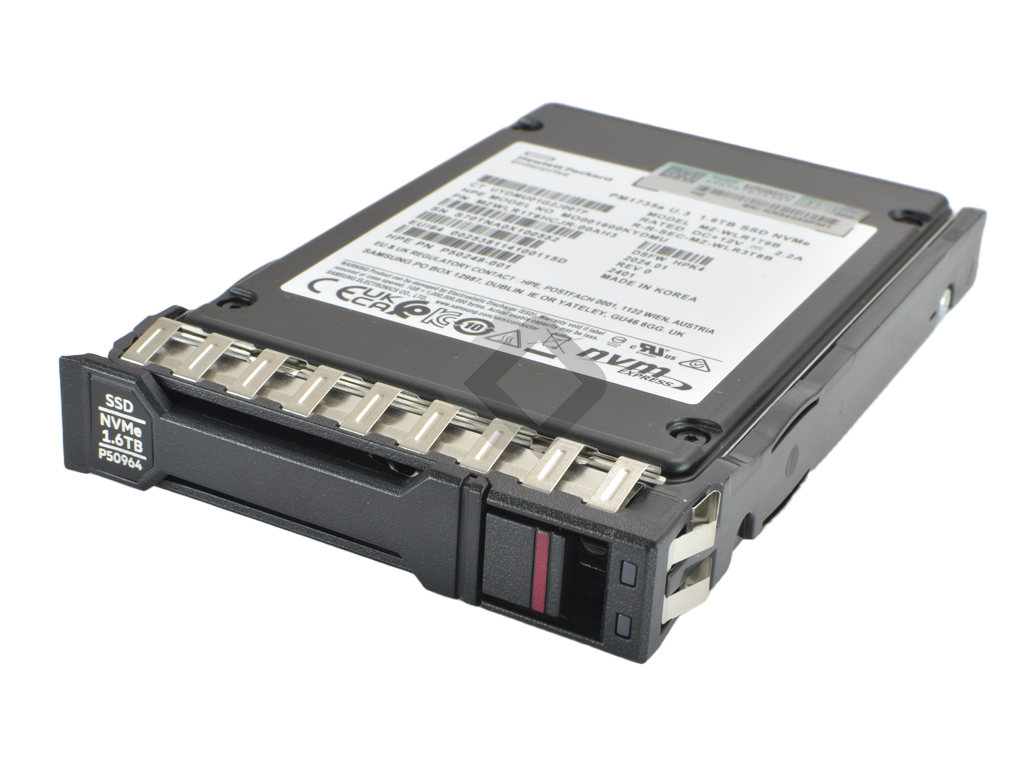 HPE SSD 1.6TB NVMe Gen4 2.5 U.3 MU BC, P50227-B21 P50964-001