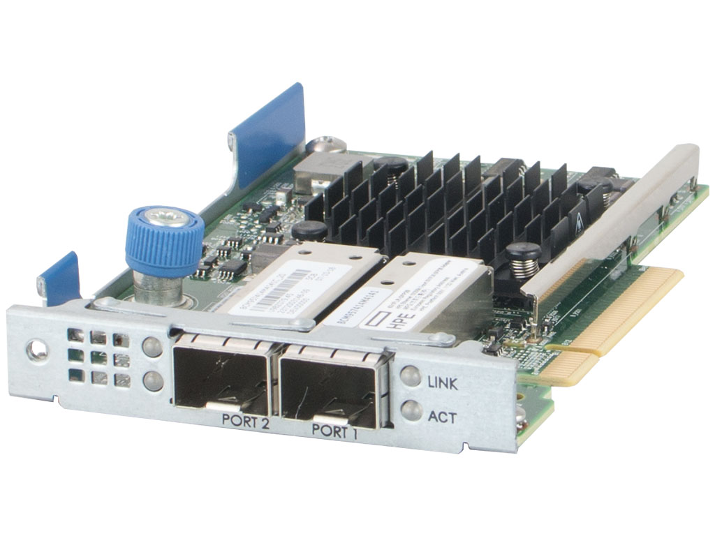 HPE NIC Dual Port 25GbE Server Adapter 631FLR-SFP28 FIO PCI-E, 817710-B21, 840133-001