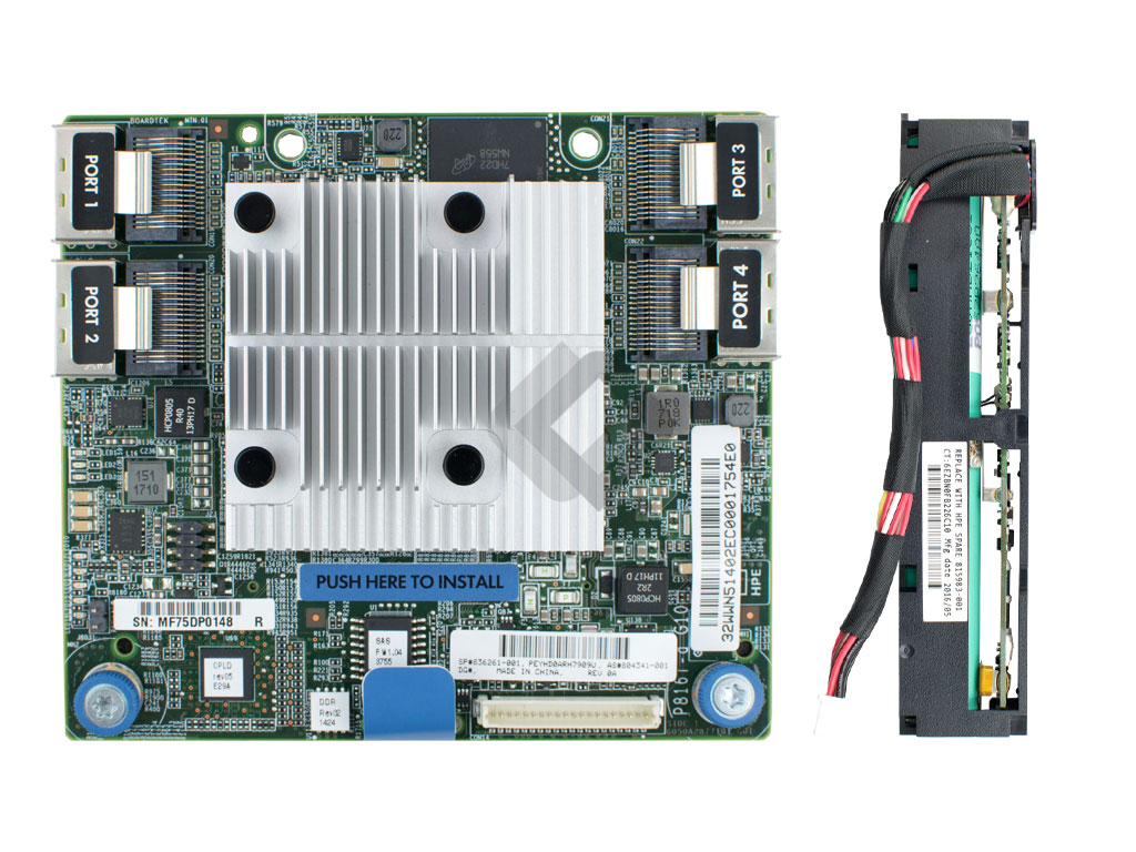 HPE Smart Array P816i-a SR /4GB 12Gb 4-ports Int SAS Controller | inkl. Batterie