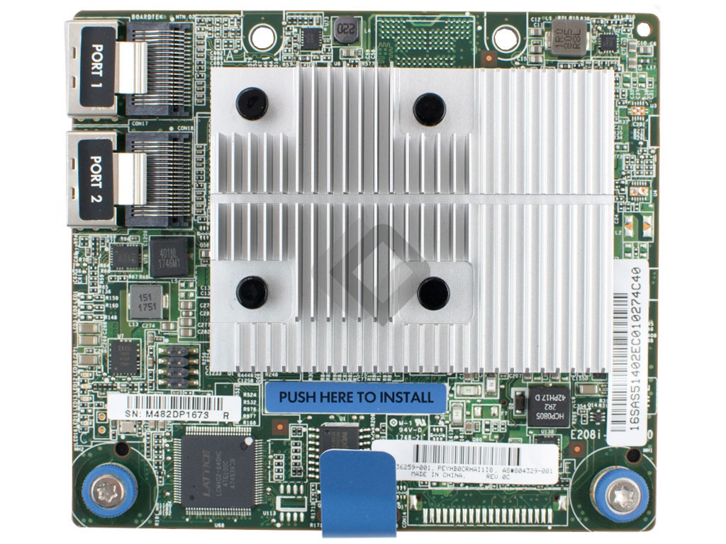 HPE Smart Array E208i-a SR /0MB 12Gb 2-ports Int SAS Controller, 804326-B21, 836259-001