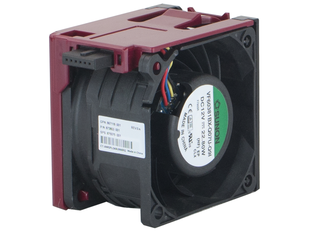 HPE Redundant Fan DL380 Gen10, 875075-001, 879655-001