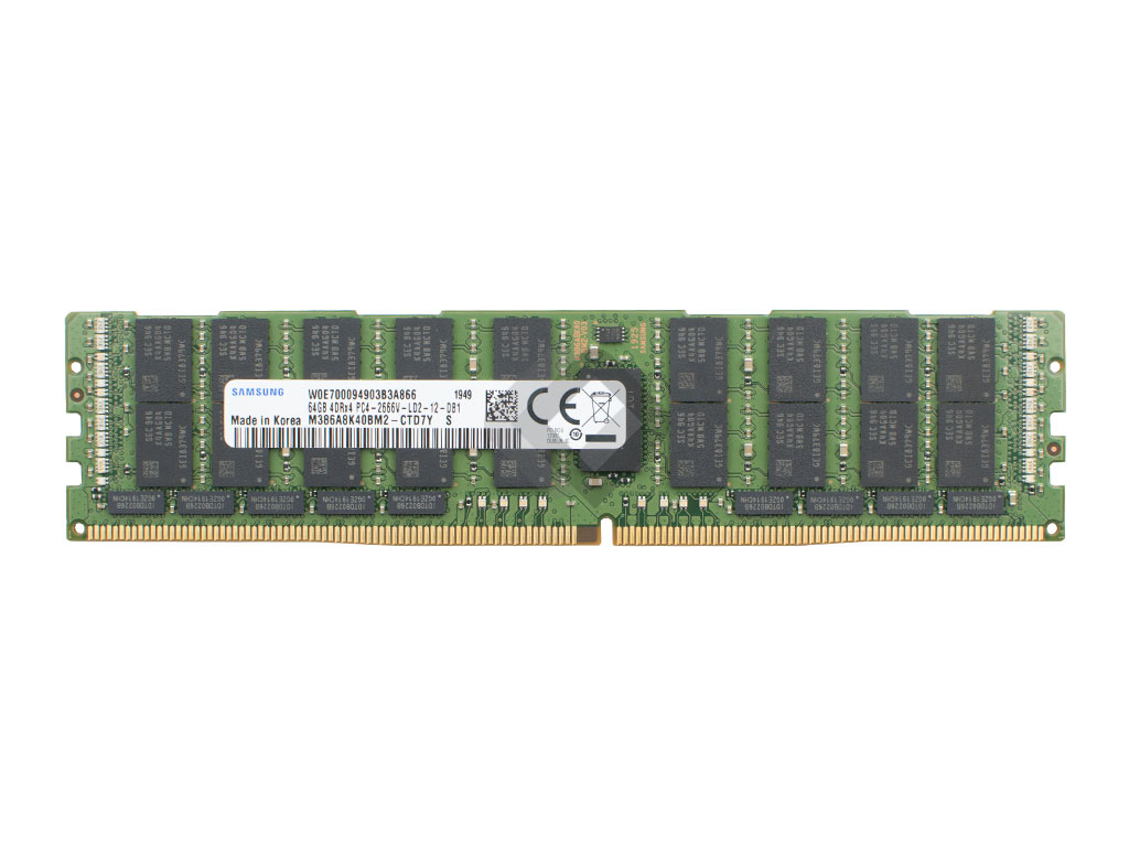 DELL RAM 64GB DDR4 4DRx4 PC4-2666V-L Dimm ECC LR, 04JMGM