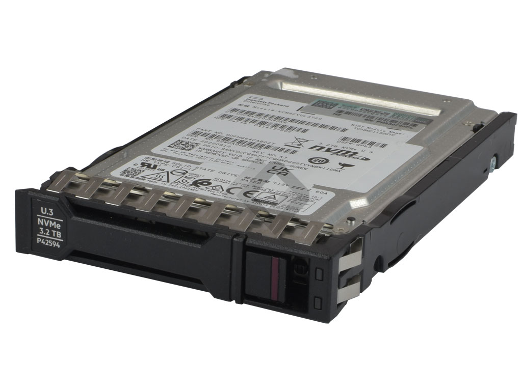 HPE SSD 3.2TB NVMe Gen4 2.5 U.3 MU BC, P41405-B21 P42594-001