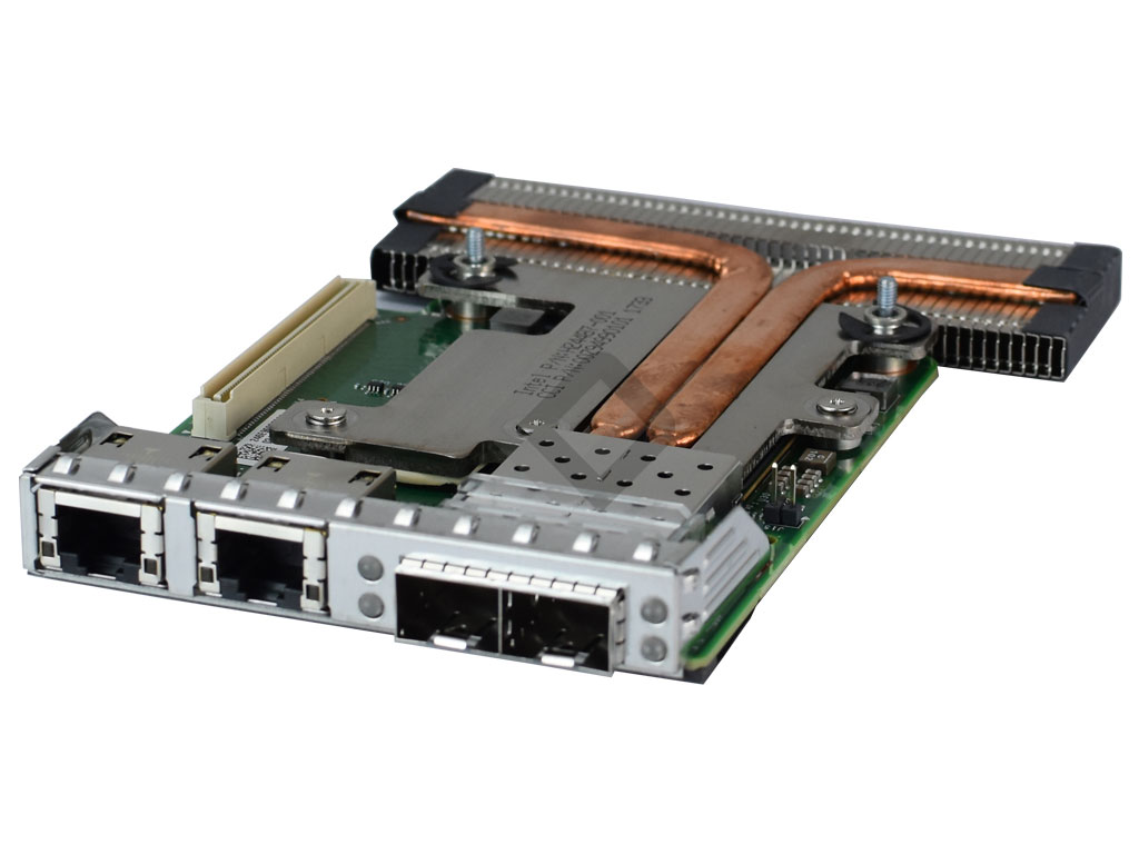 DELL NIC Dual Port 1GbE Intel I350 Dual Port 10GbE Intel X710 Daughter Card / SFP+ PCI-E, 06VDPG